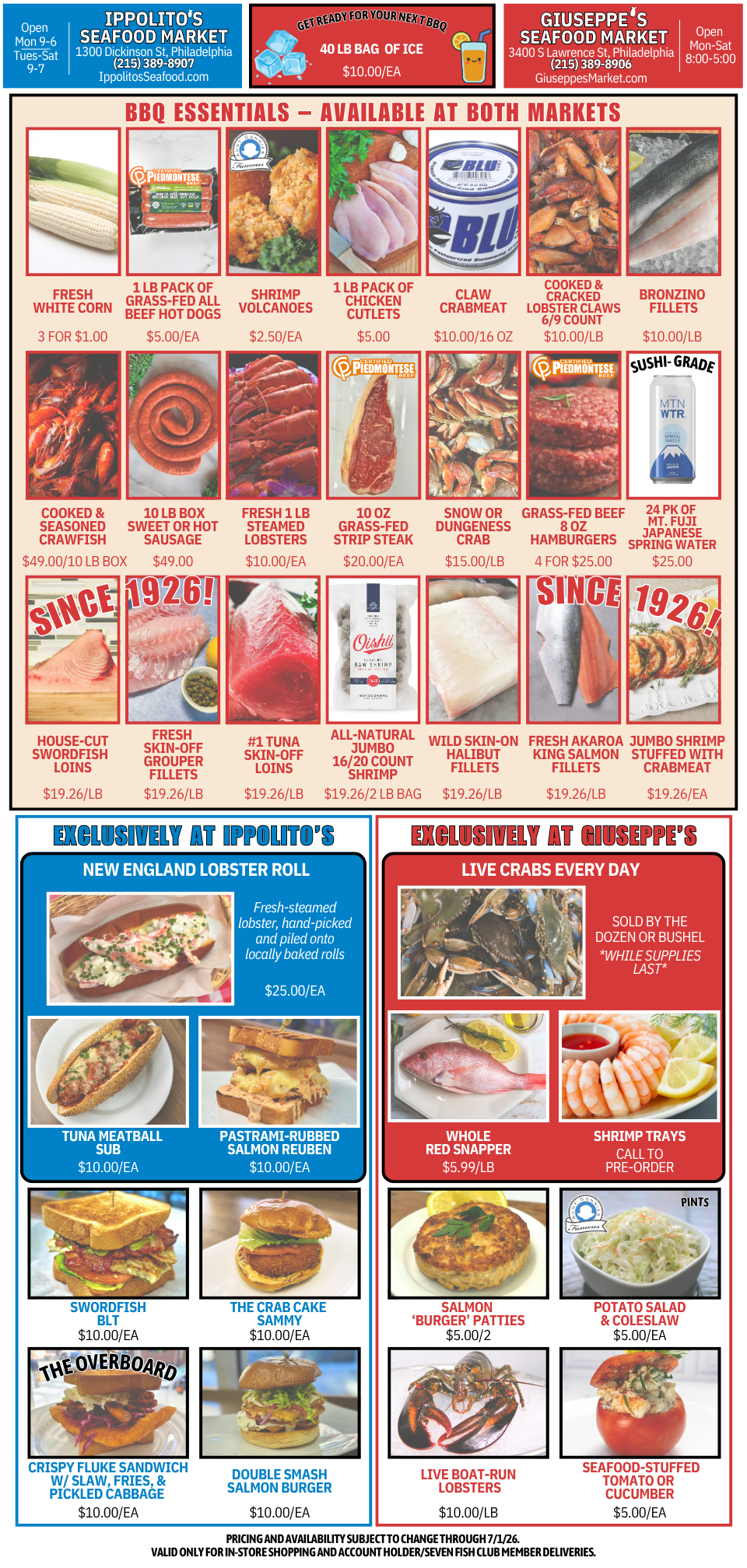 Market Specials