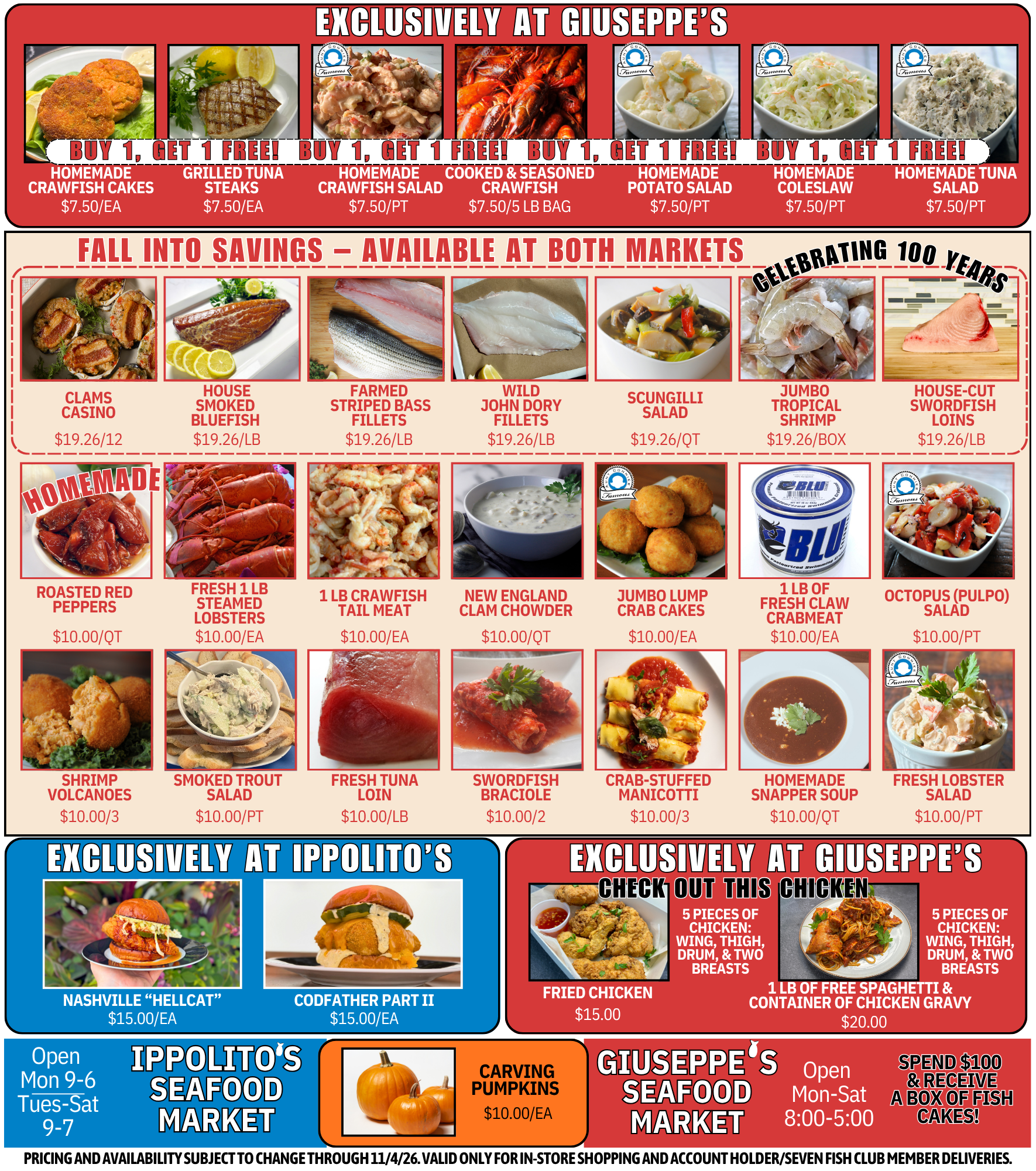 Market Specials